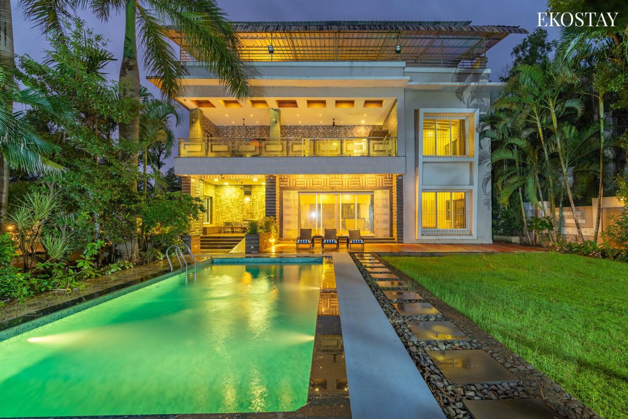 Eko Stay Gold- Chestnut Villa Karjat Kültér fotó